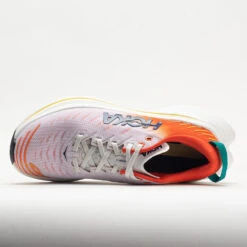 HOKA Bondi X Men's Blanc De Blanc/Flame -Fashion Shoe Store 049244 2
