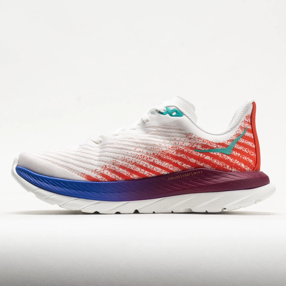 HOKA Mach 5 Women's White/Flame HOKA Mach 5 Women's White/Flame -Fashion Shoe Store 049251 1