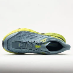 HOKA Speedgoat 5 Men's Stone Blue/Dark Citron -Fashion Shoe Store 049271 2