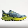 HOKA Speedgoat 5 Men's Stone Blue/Dark Citron -Fashion Shoe Store 049271 3