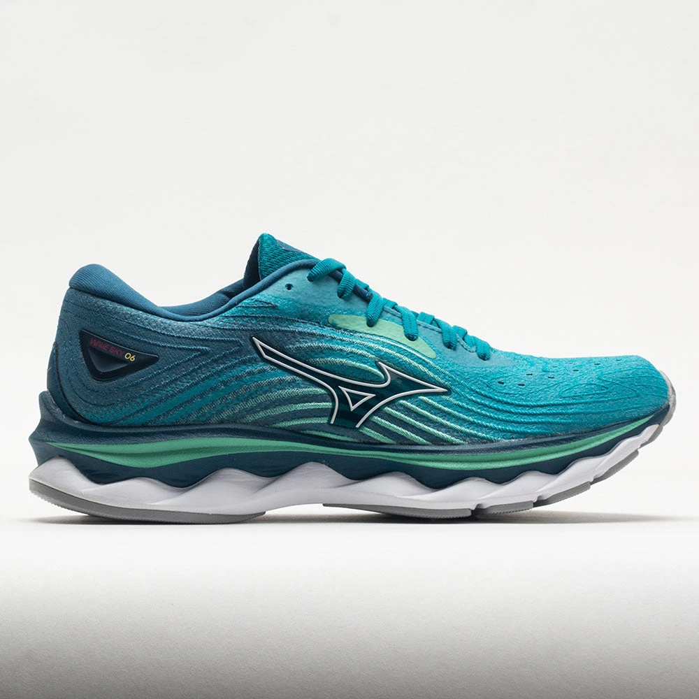 Mizuno Wave Sky 6 Women's Enamel Blue/White Mizuno Wave Sky 6 Women's Enamel Blue/White -Fashion Shoe Store 049692 3