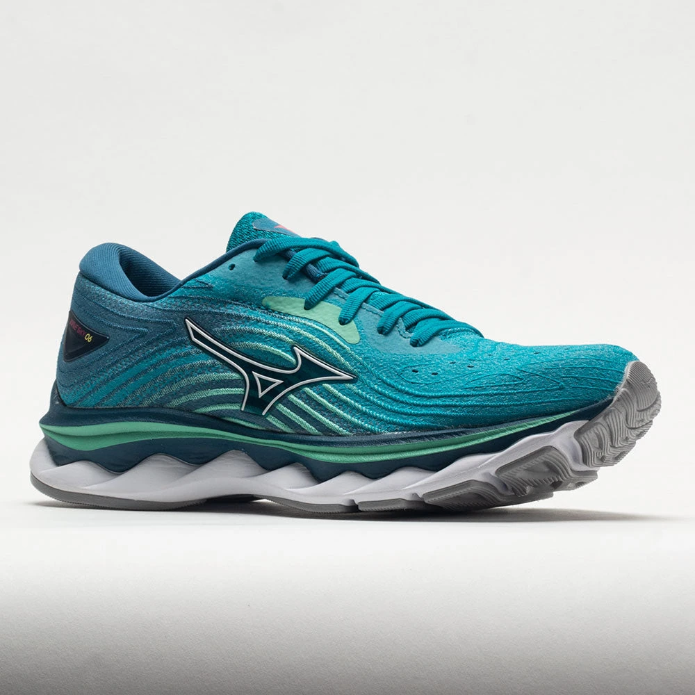 Mizuno Wave Sky 6 Women's Enamel Blue/White Mizuno Wave Sky 6 Women's Enamel Blue/White -Fashion Shoe Store 049692 5