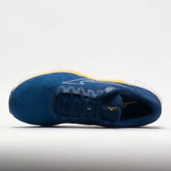 Mizuno Wave Rider 26 Mesh Men's Snorkel Blue/Vaporous Grey -Fashion Shoe Store 049695 2