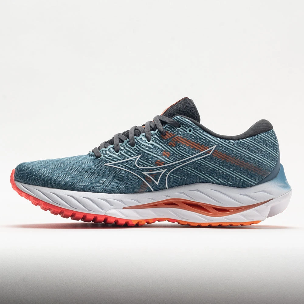 Mizuno Wave Inspire 19 Men's Provincial Blue/White Mizuno Wave Inspire 19 Men's Provincial Blue/White -Fashion Shoe Store 049707 1