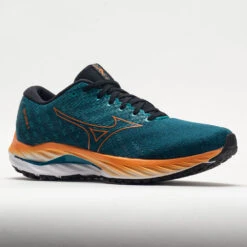 Mizuno Wave Inspire 19 Men's Ink Blue/Bird Of Paradise -Fashion Shoe Store 049709 5