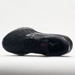 Mizuno Wave Inspire 19 Women's Black/Silver -Fashion Shoe Store 049716 2