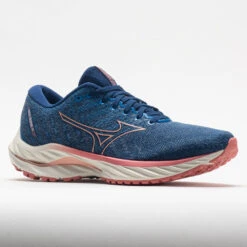 Mizuno Wave Inspire 19 Women's Blue Quartz/Peach Bud -Fashion Shoe Store 049747 5