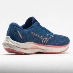Mizuno Wave Inspire 19 Women's Blue Quartz/Peach Bud -Fashion Shoe Store 049747 6