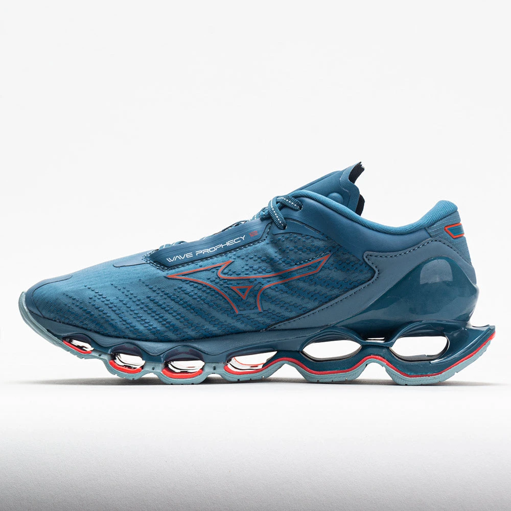 Mizuno Wave Prophecy 12 Men's Gorget Me Not/Soleil Mizuno Wave Prophecy 12 Men's Gorget Me Not/Soleil -Fashion Shoe Store 049753 1
