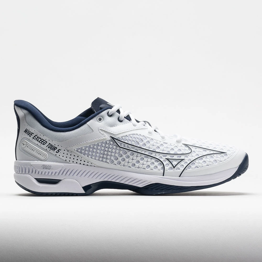 Mizuno Wave Exceed Tour 5 AC Men's White/Dress Blue Mizuno Wave Exceed Tour 5 AC Men's White/Dress Blue -Fashion Shoe Store 116511 3