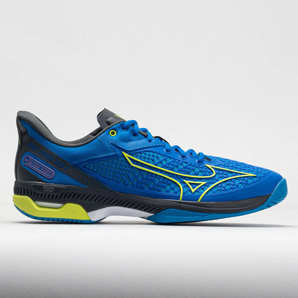 Mizuno Wave Exceed Tour AC 5 Men's Peace Blue/Acid Lime Mizuno Wave Exceed Tour AC 5 Men's Peace Blue/Acid Lime -Fashion Shoe Store 117139 3