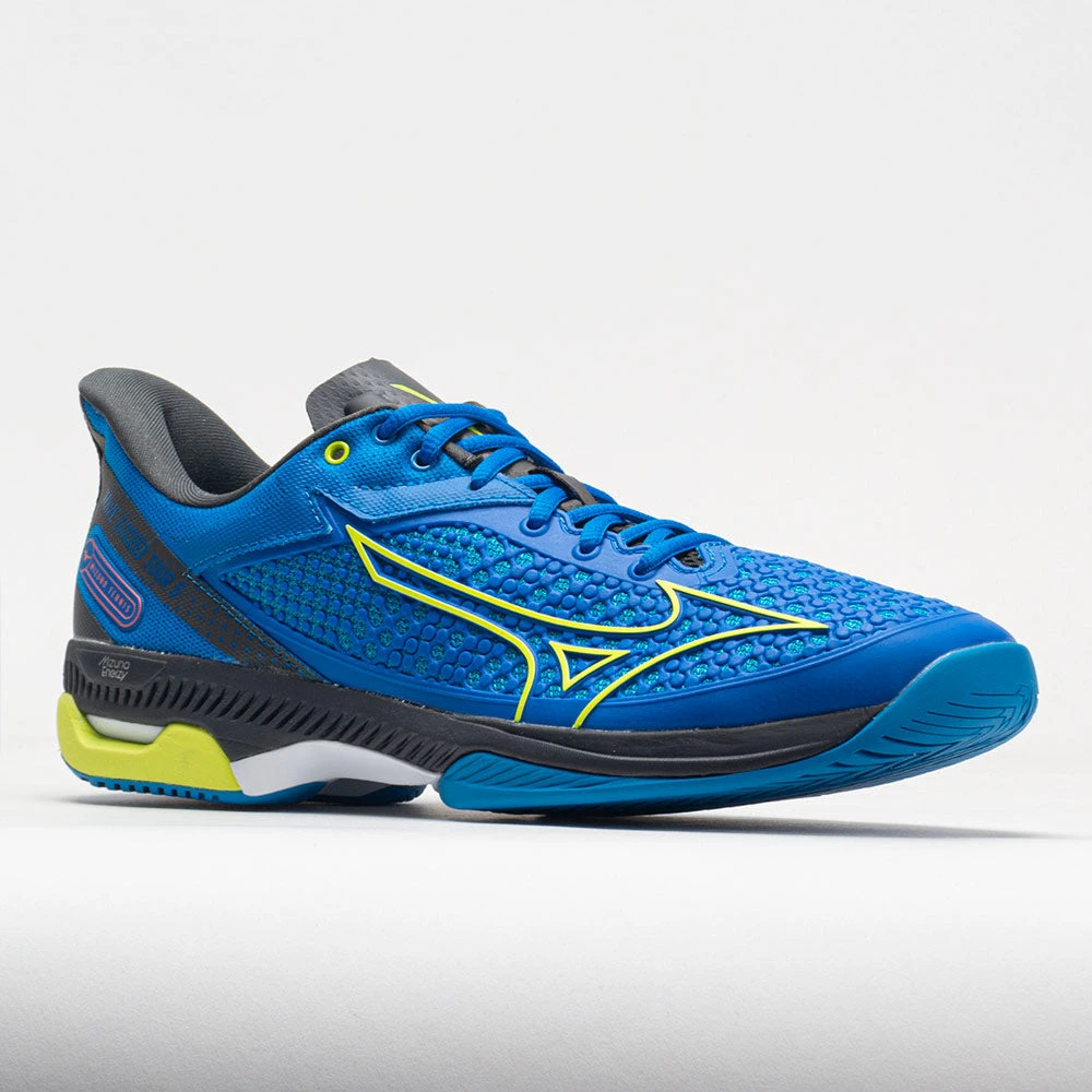 Mizuno Wave Exceed Tour AC 5 Men's Peace Blue/Acid Lime Mizuno Wave Exceed Tour AC 5 Men's Peace Blue/Acid Lime -Fashion Shoe Store 117139 5