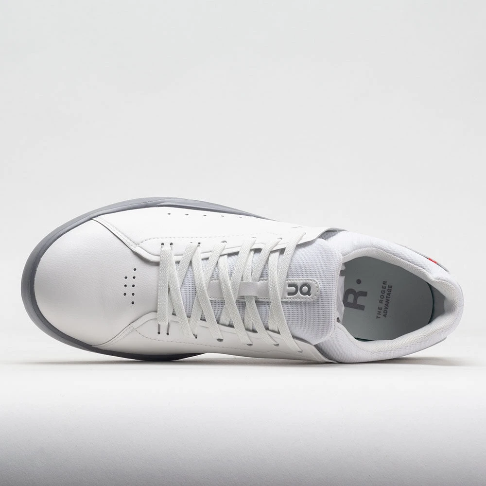 On The Roger Advantage Men's White/Alloy On Running On The Roger Advantage Men's White/Alloy -Fashion Shoe Store 117237 2