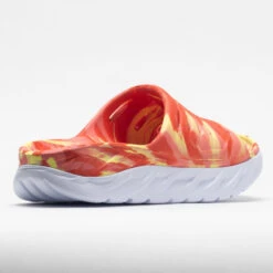 HOKA Ora Recovery Slide Swirl Unisex Yellow Pear/Fiesta 7 HOKA Ora Recovery Slide Swirl Unisex Yellow Pear/Fiesta -Fashion Shoe Store 570558 6