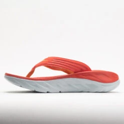 Hoka One One Ora Recovery Flip Men's Fiesta/Amber Yellow -Fashion Shoe Store 570590 1