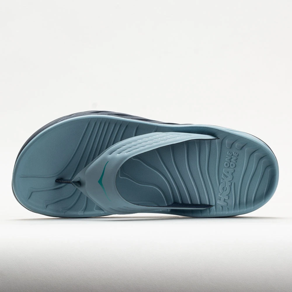 HOKA Ora Recovery Flip Men's Stone Blue/Outer Space HOKA Ora Recovery Flip Men's Stone Blue/Outer Space -Fashion Shoe Store 570604 2