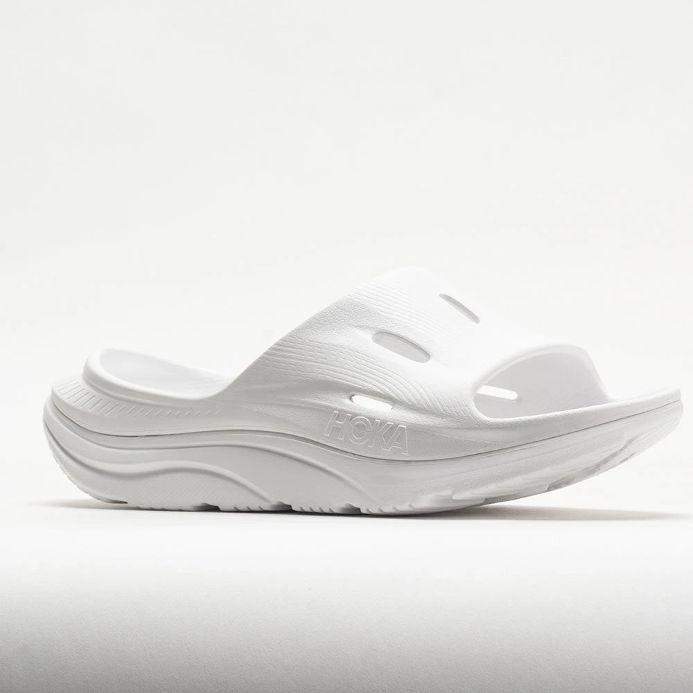 HOKA Ora Recovery Slide 3 Unisex White/White HOKA Ora Recovery Slide 3 Unisex White/White -Fashion Shoe Store 570607 5