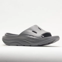 HOKA Ora Recovery Slide 3 Unisex Grey/Grey 6 HOKA Ora Recovery Slide 3 Unisex Grey/Grey -Fashion Shoe Store 570608 5