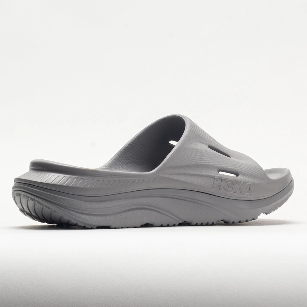 HOKA Ora Recovery Slide 3 Unisex Grey/Grey HOKA Ora Recovery Slide 3 Unisex Grey/Grey -Fashion Shoe Store 570608 6